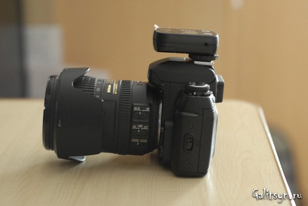 Тест PIXEL TR-331 Flashgun TTL Trigger for Nikon Nikon N80 + PIXEL TR-331 TX